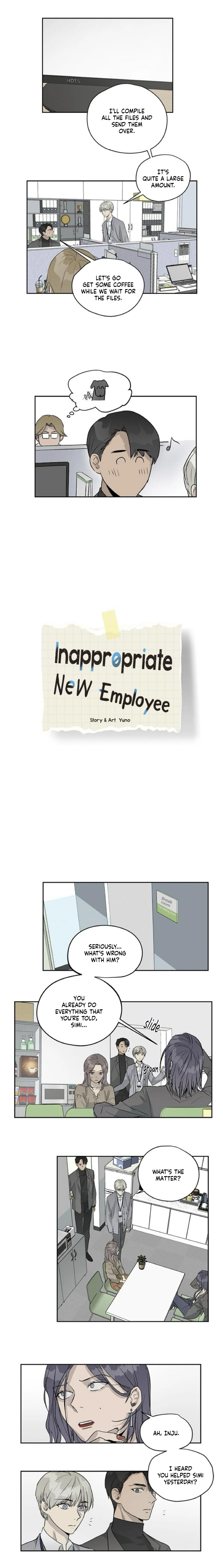 Read Inappropriate New Employee chapter 6 image 1 on Lezhin