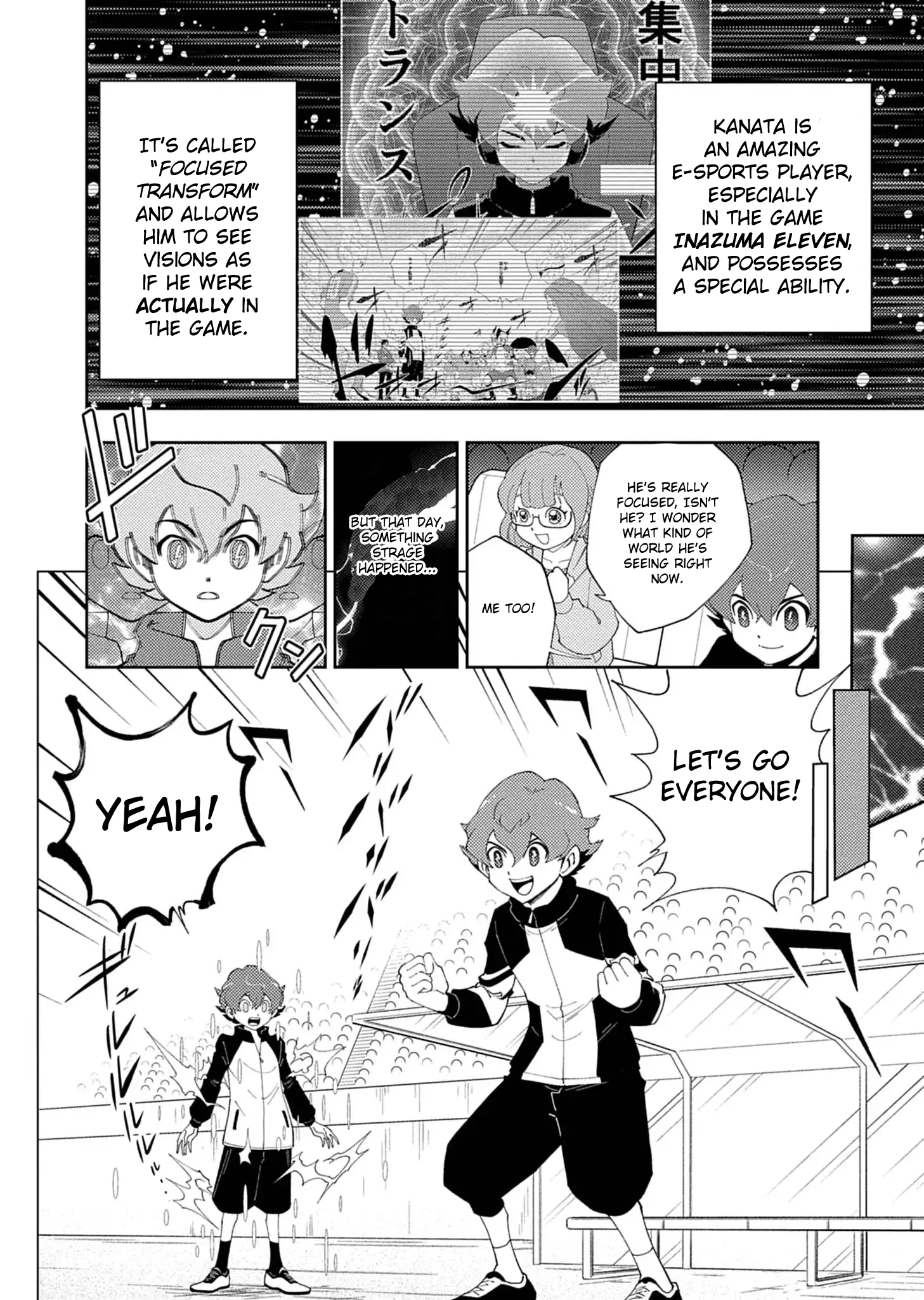 Read Inazuma Eleven Cross chapter 0 image 4 on Lezhin
