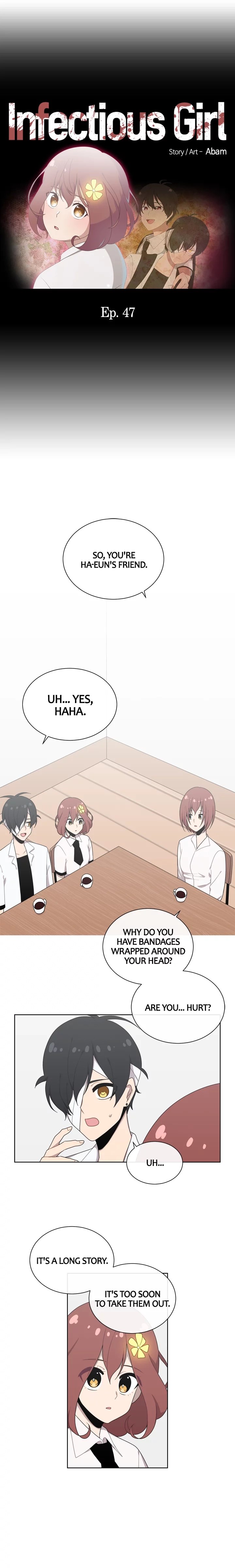 Read Infectious Girl chapter 47 image 8 on Lezhin