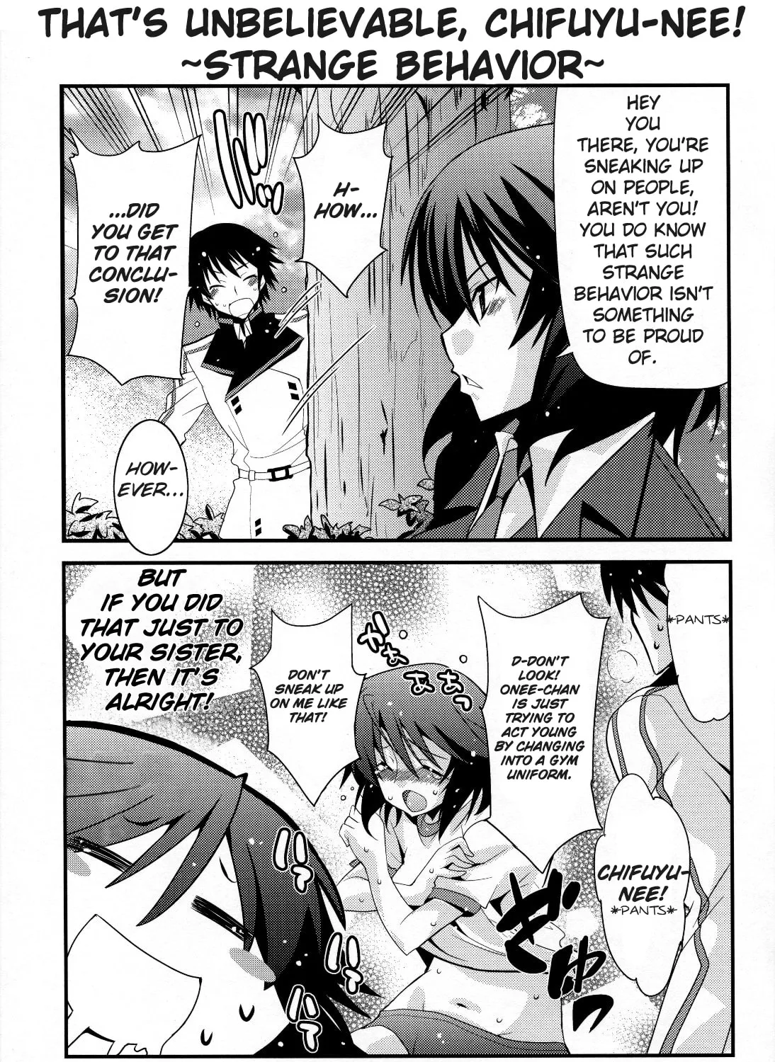Infinite Stratos - Chifuyu-Nee Only Chapter 2 page 7 - 