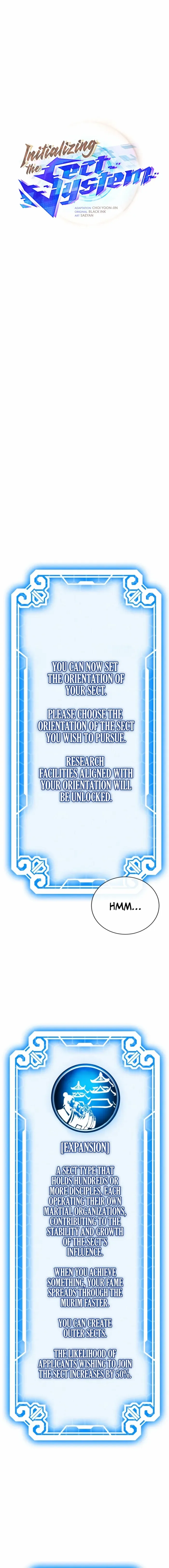 Read Initializing the Sect System chapter 18 image 14 on Lezhin