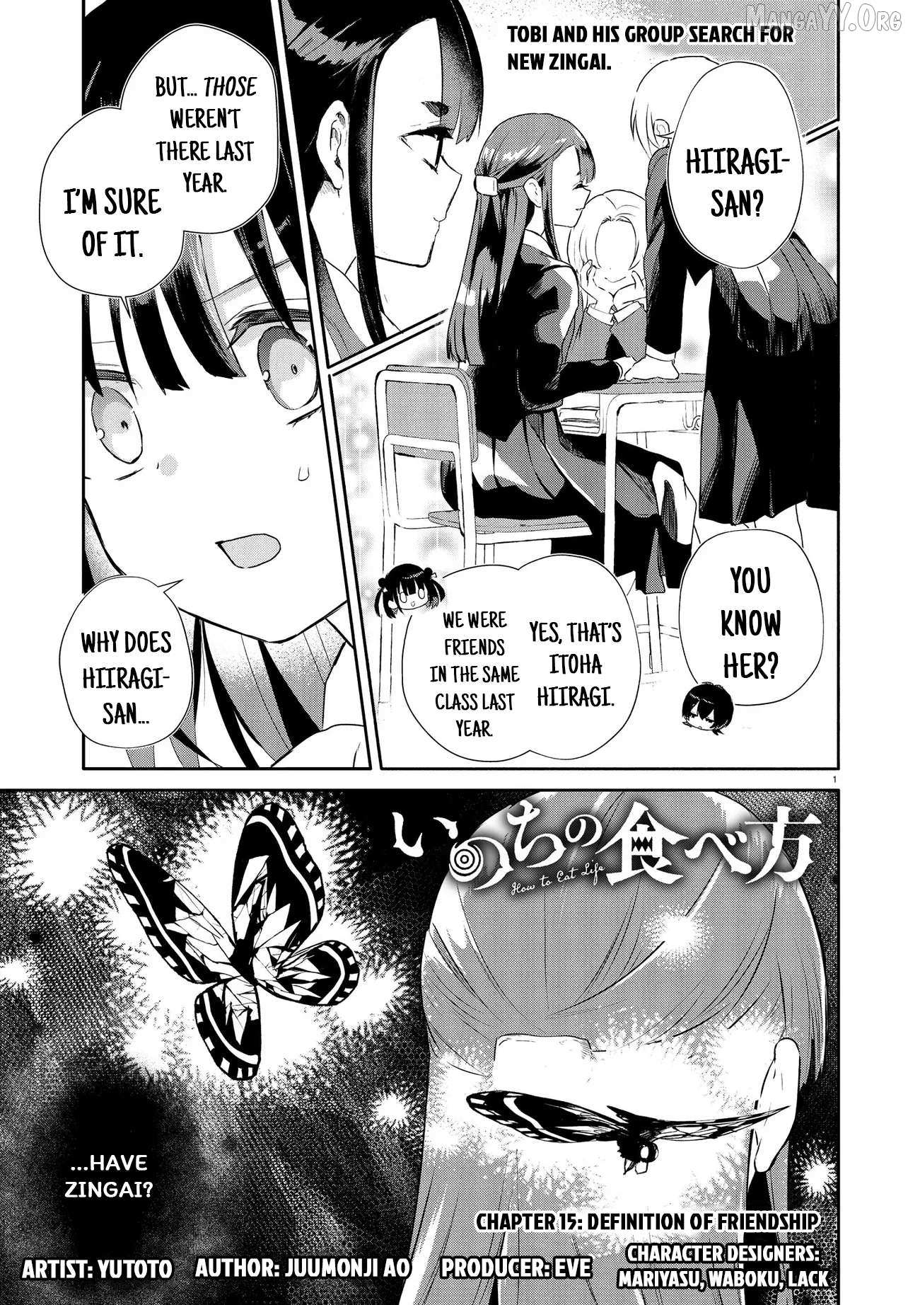 Read Inochi no Tabekata chapter 15.2 image 1 on Lezhin
