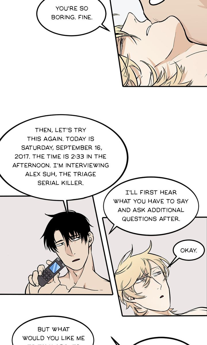 Read Interview with a Murderer chapter 5 image 9 on Lezhin