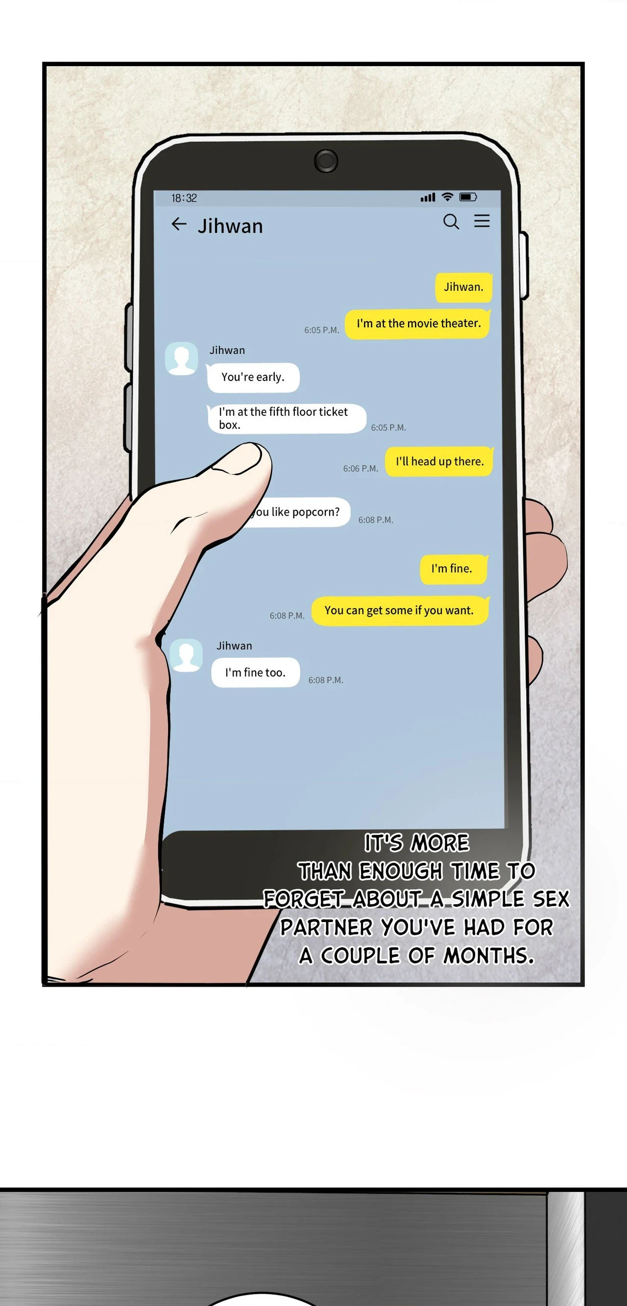 Read INVISIBLE PARTNER chapter 49 image 7 on Lezhin