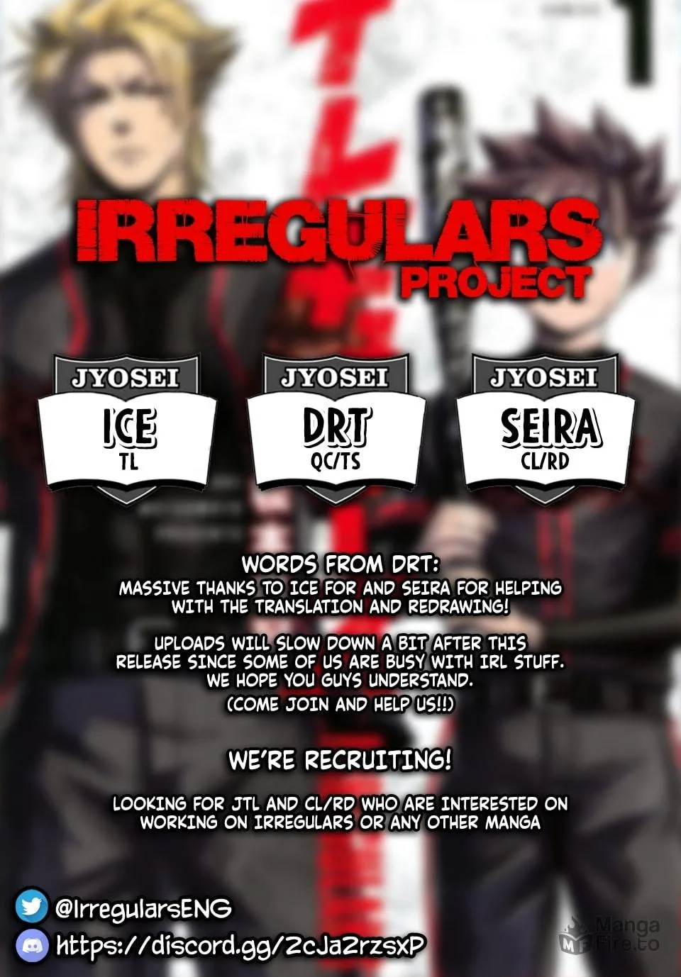 Read Irregulars chapter 1.3 image 19 on Lezhin