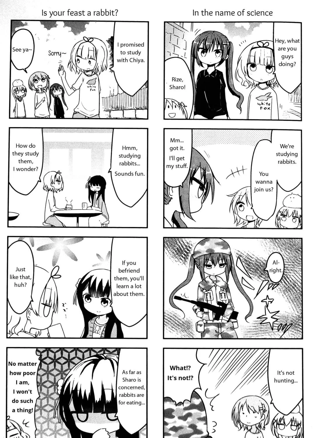 Is the order a rabbit? Anthology Comic Chapter 1 page 5 - 