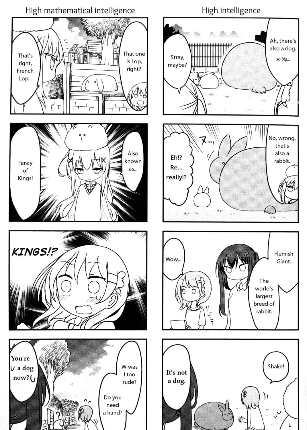 Is the order a rabbit? Anthology Comic Chapter 1 page 9 - 