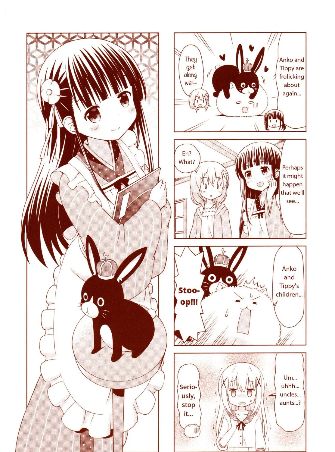 Is the order a rabbit? Anthology Comic Chapter 15 page 11 - 