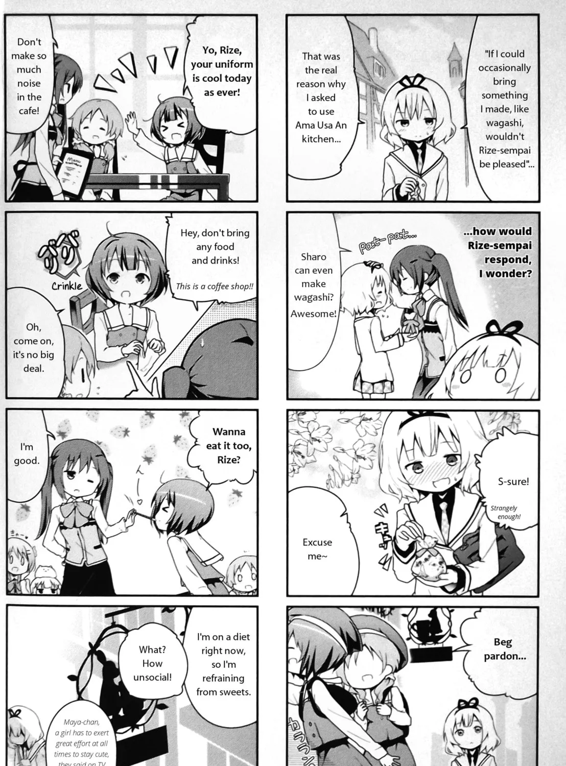 Is the order a rabbit? Anthology Comic Chapter 4 page 3 - 