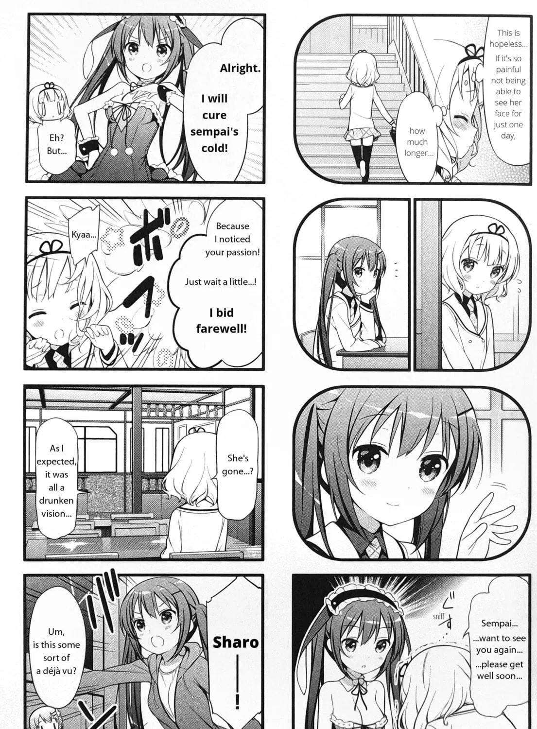 Is the order a rabbit? Anthology Comic Chapter 7 page 9 - 