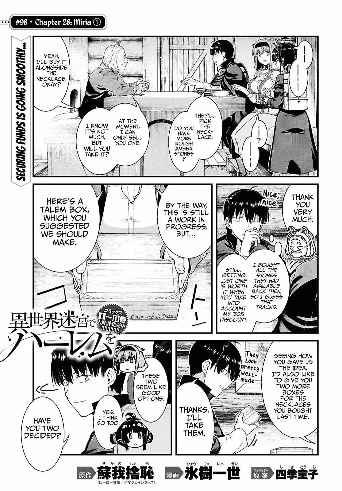 Isekai Meikyū de Harem o Chapter 98 page 2 - 