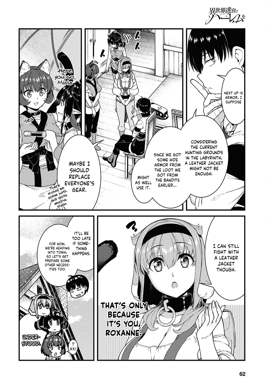 Isekai Meikyuu de Harem o Chapter 104 page 11 - 