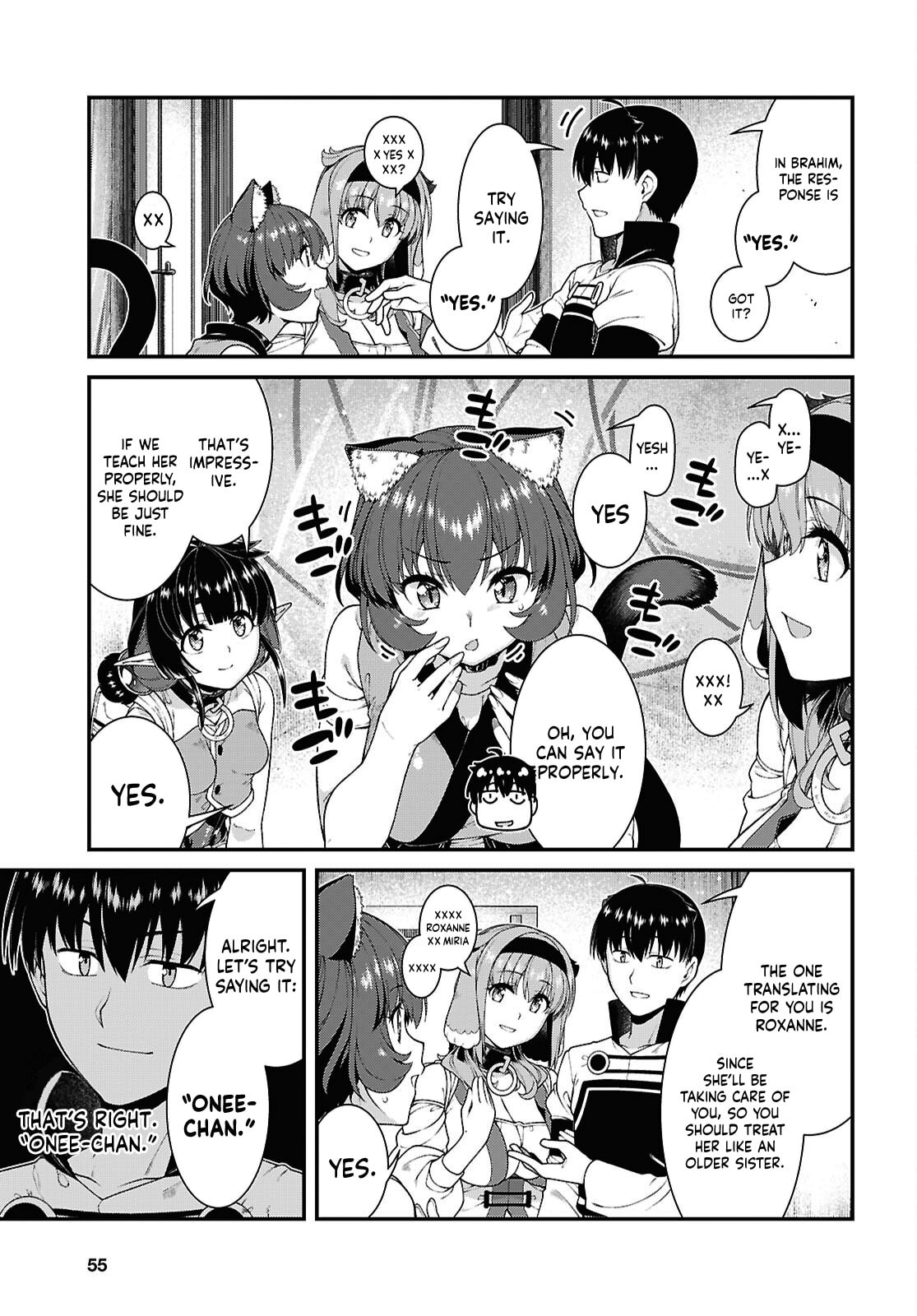 Isekai Meikyuu de Harem o Chapter 104 page 4 - 