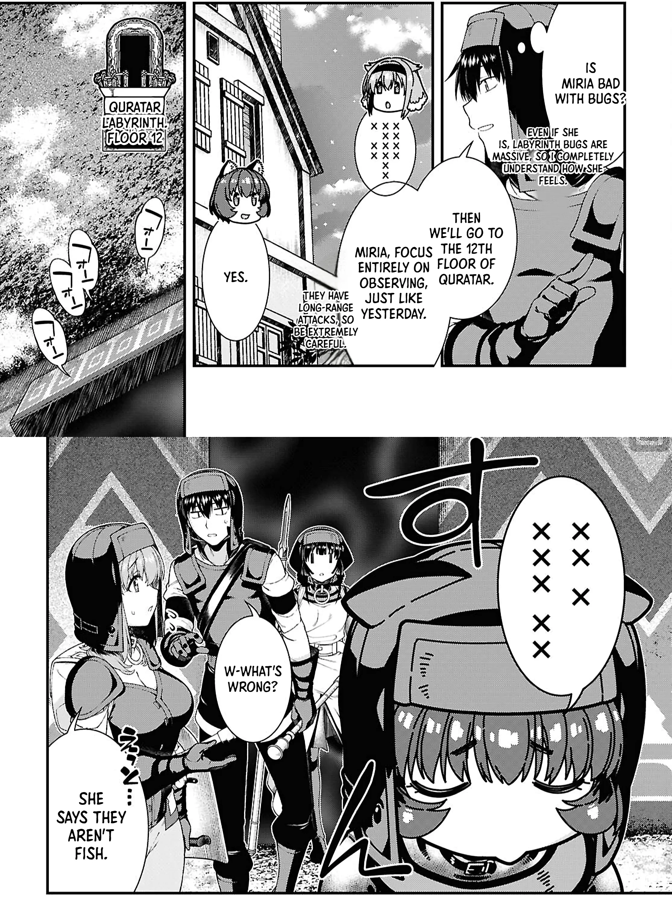Isekai Meikyuu de Harem o Chapter 111 page 4 - 