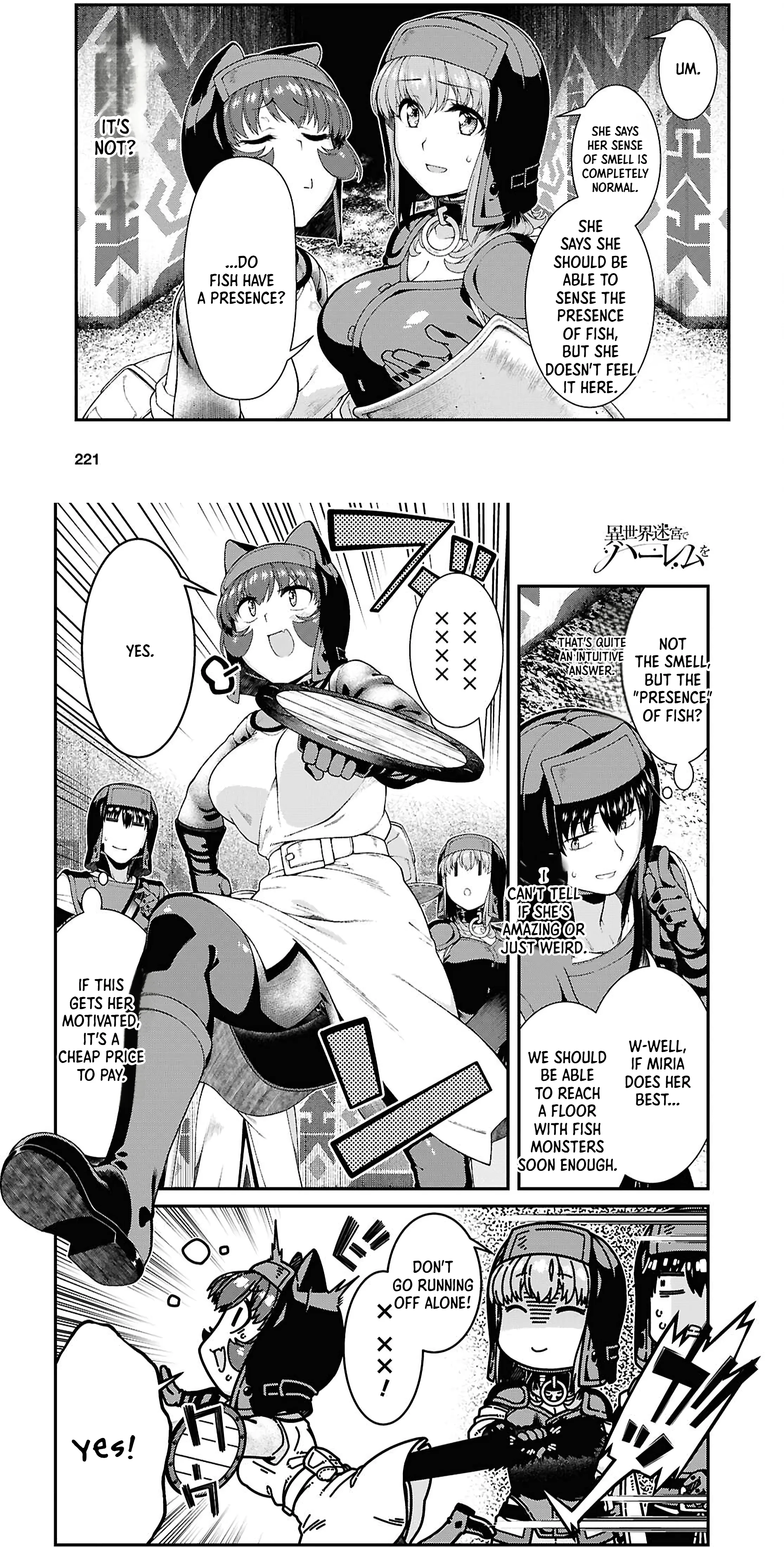 Isekai Meikyuu de Harem o Chapter 111 page 6 - 