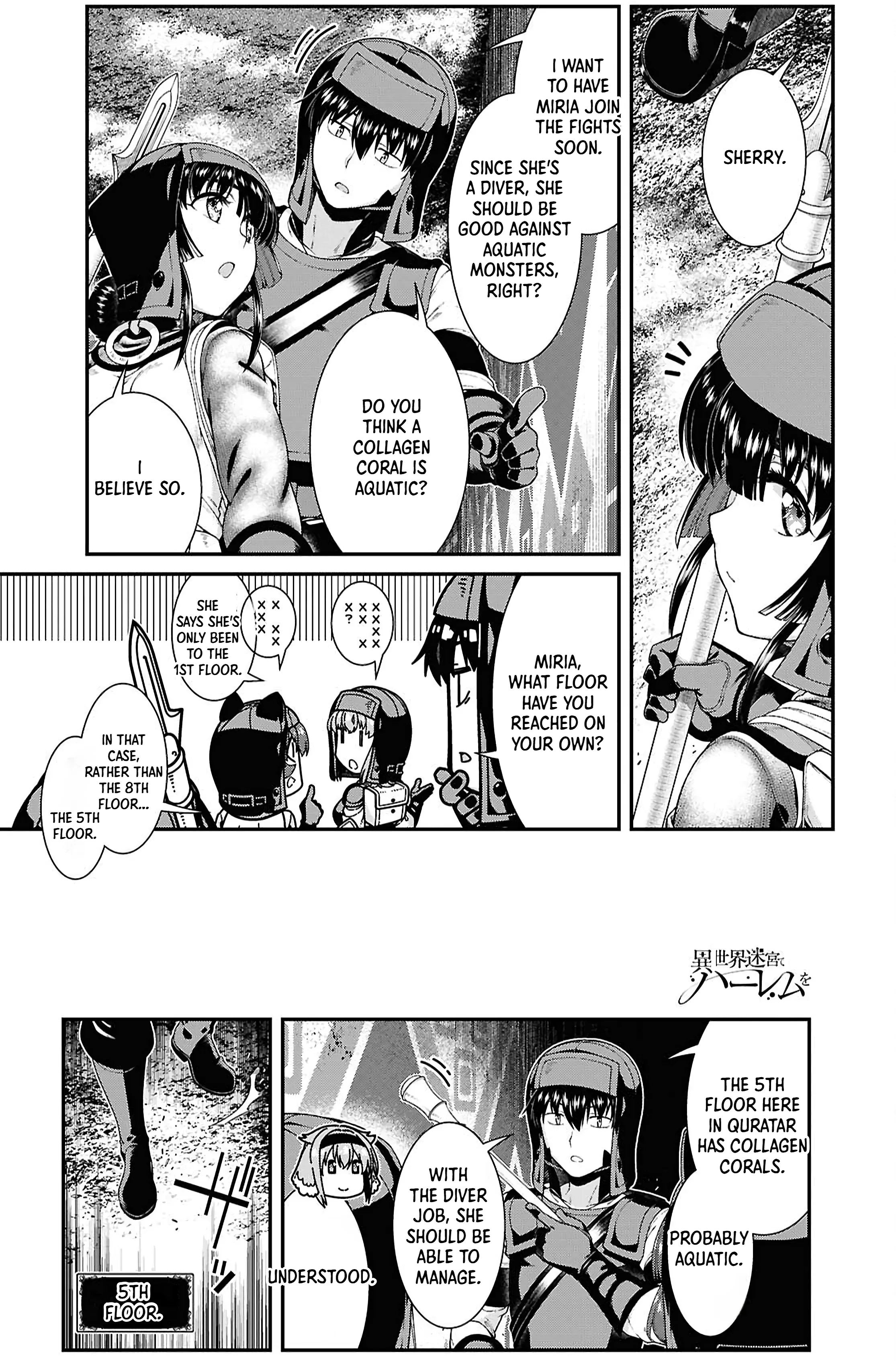 Isekai Meikyuu de Harem o Chapter 111 page 9 - 