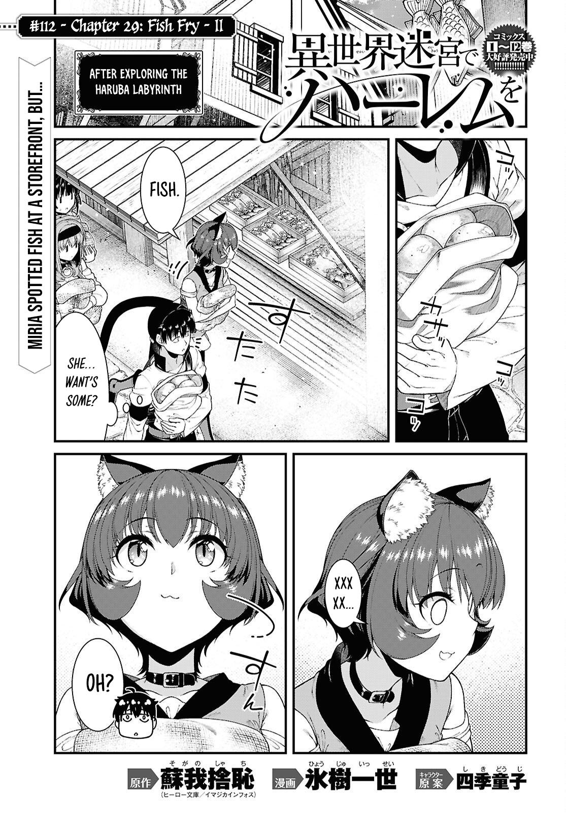 Isekai Meikyuu de Harem o Chapter 112 page 2 - 