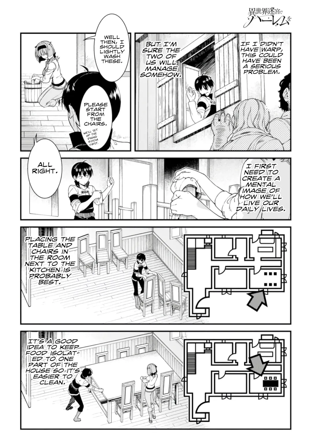Isekai Meikyuu de Harem o Chapter 26 page 45 - 