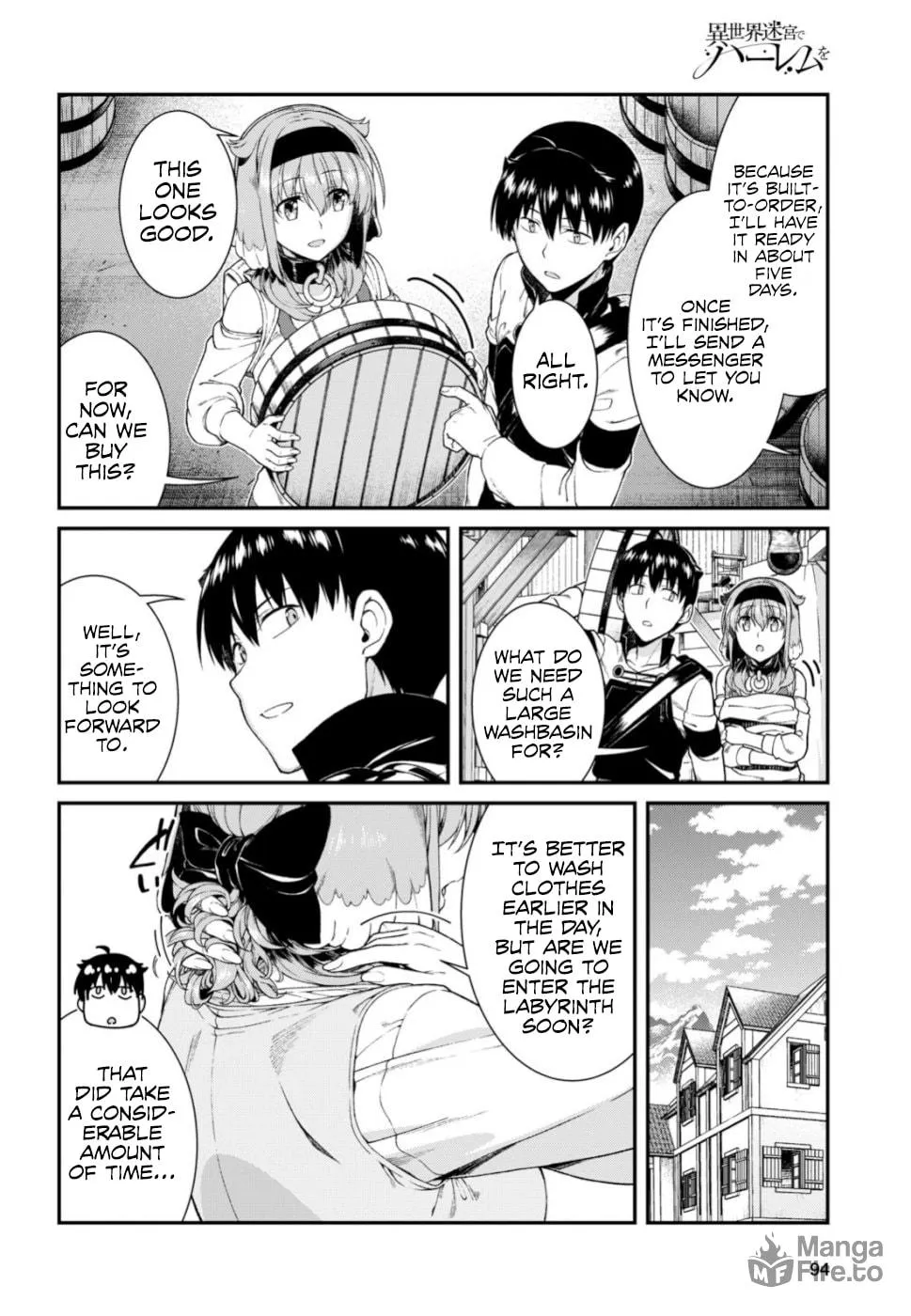 Isekai Meikyuu de Harem o Chapter 28 page 9 - 