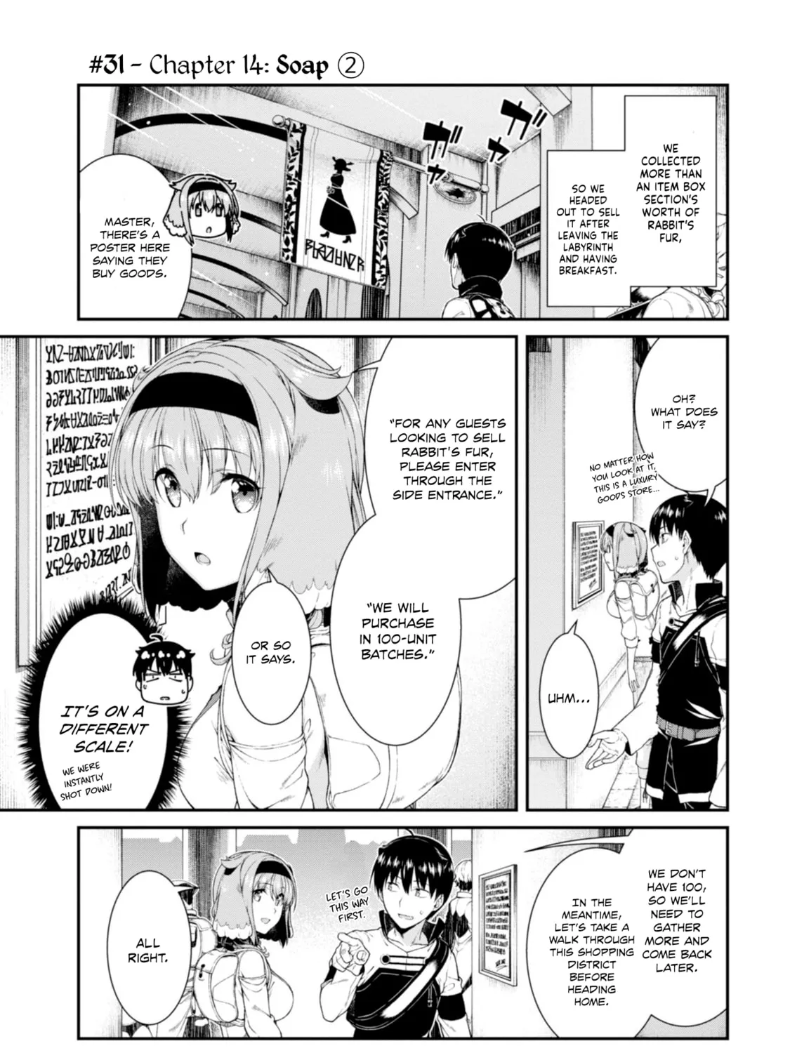 Isekai Meikyuu de Harem o Chapter 31 page 3 - 