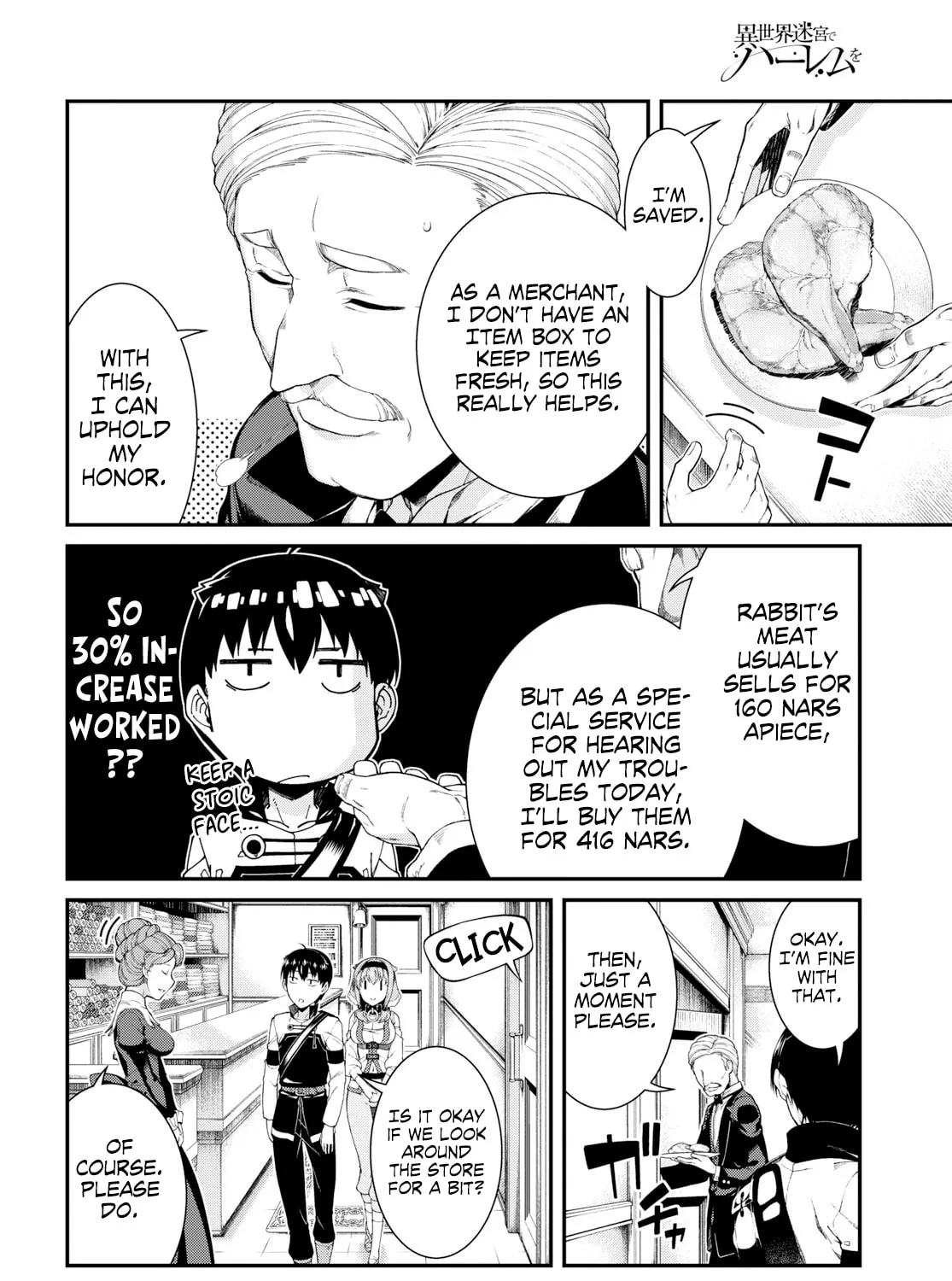 Isekai Meikyuu de Harem o Chapter 35 page 33 - 