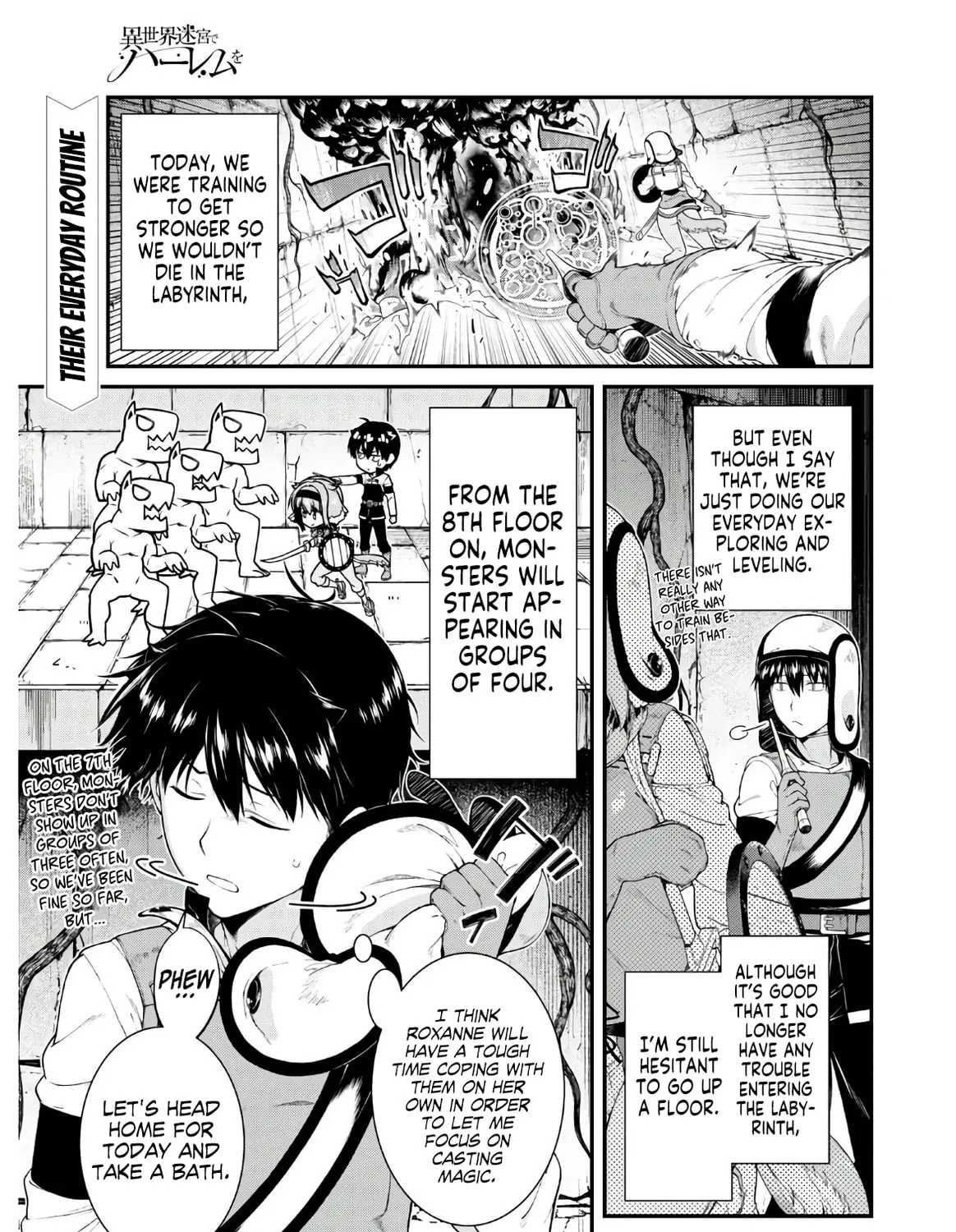 Isekai Meikyuu de Harem o Chapter 36 page 3 - 