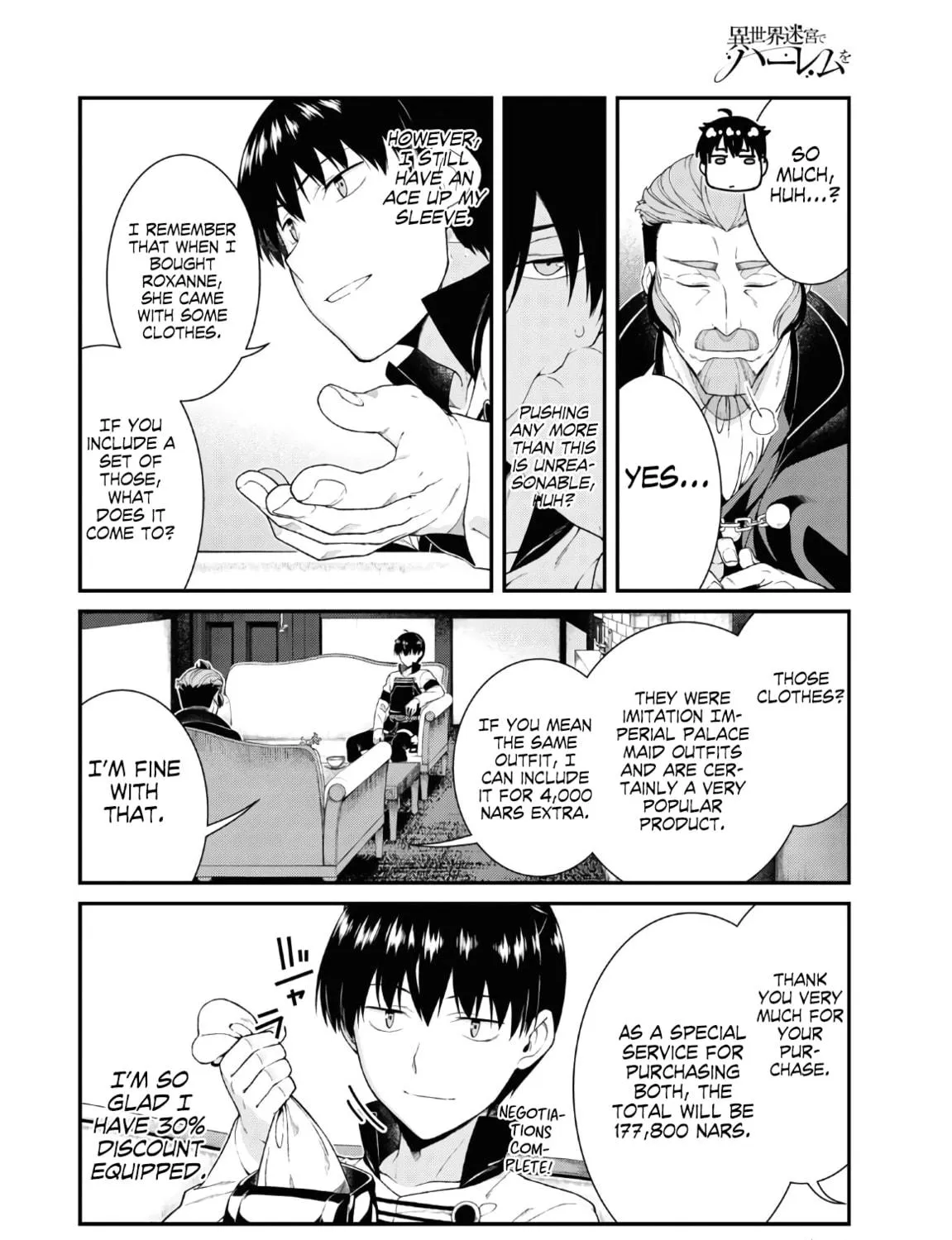 Isekai Meikyuu de Harem o Chapter 38 page 35 - 