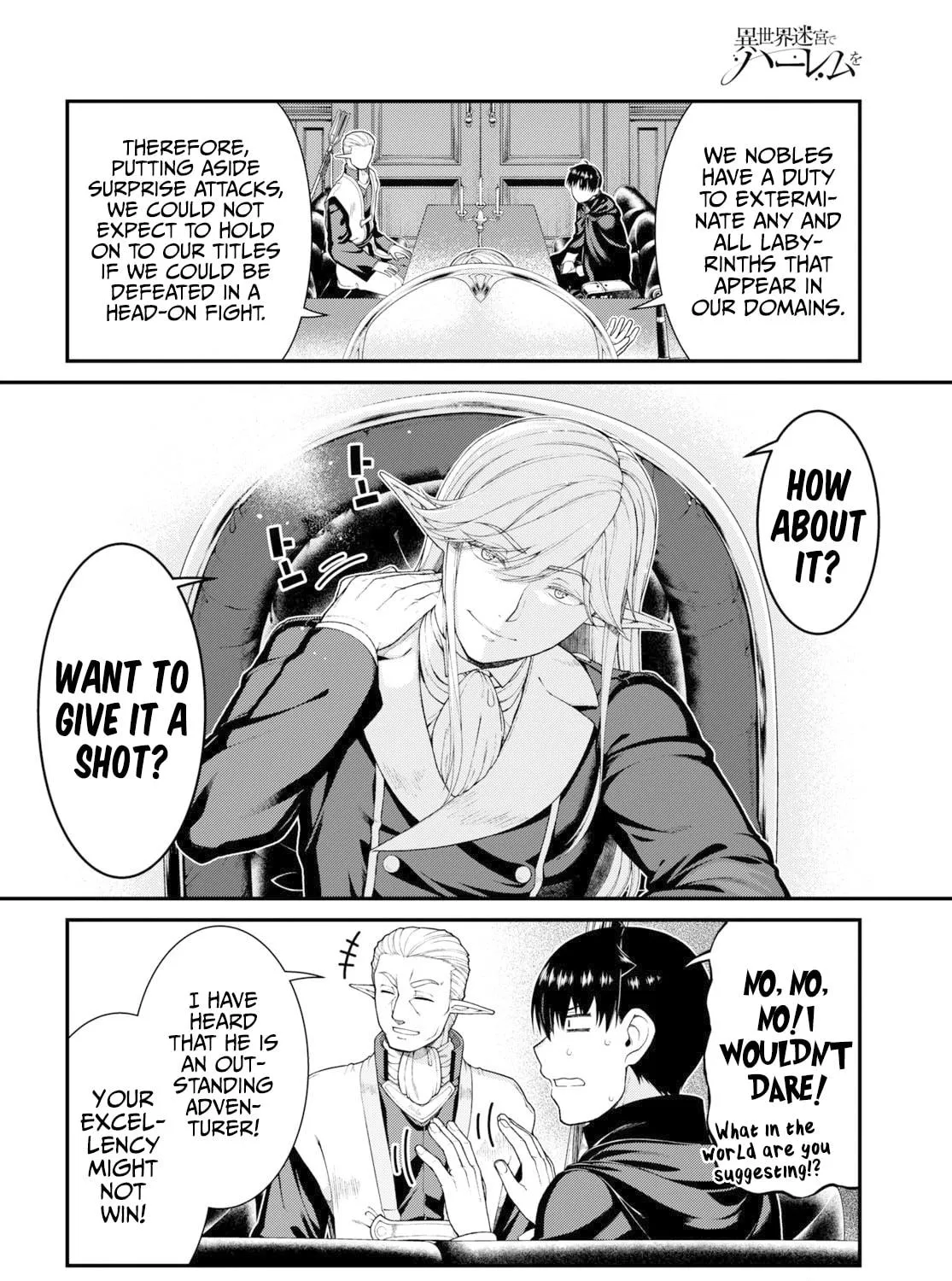 Isekai Meikyuu de Harem o Chapter 64 page 9 - 