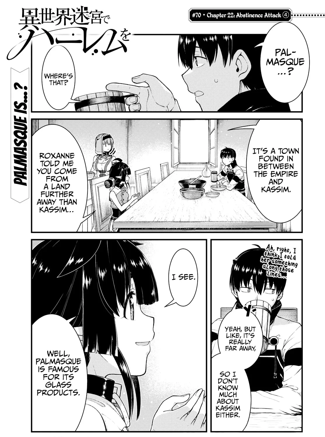 Isekai Meikyuu de Harem o Chapter 70 page 3 - 