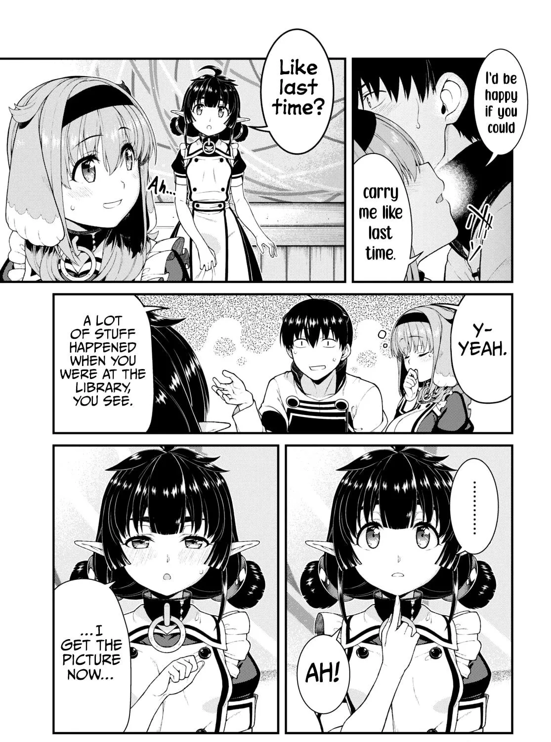 Isekai Meikyuu de Harem o Chapter 73 page 11 - 