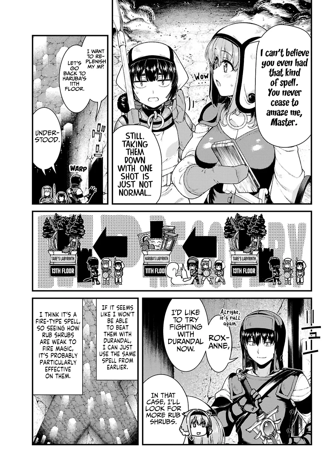 Isekai Meikyuu de Harem o Chapter 90 page 13 - 