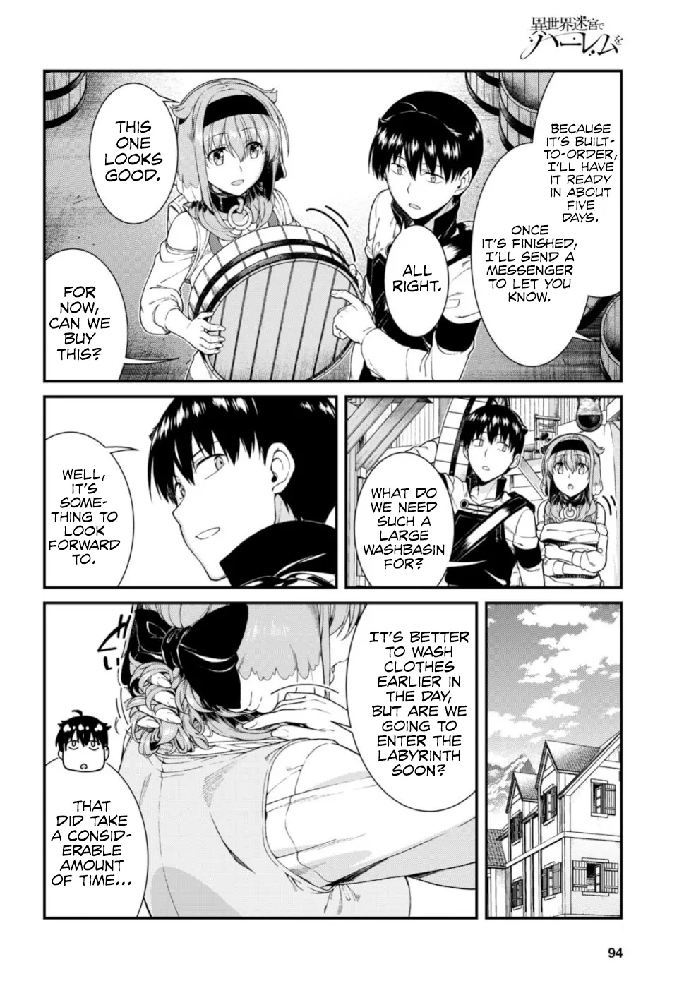 Isekai Meikyuu de Harem wo Chapter 28 page 9 - 
