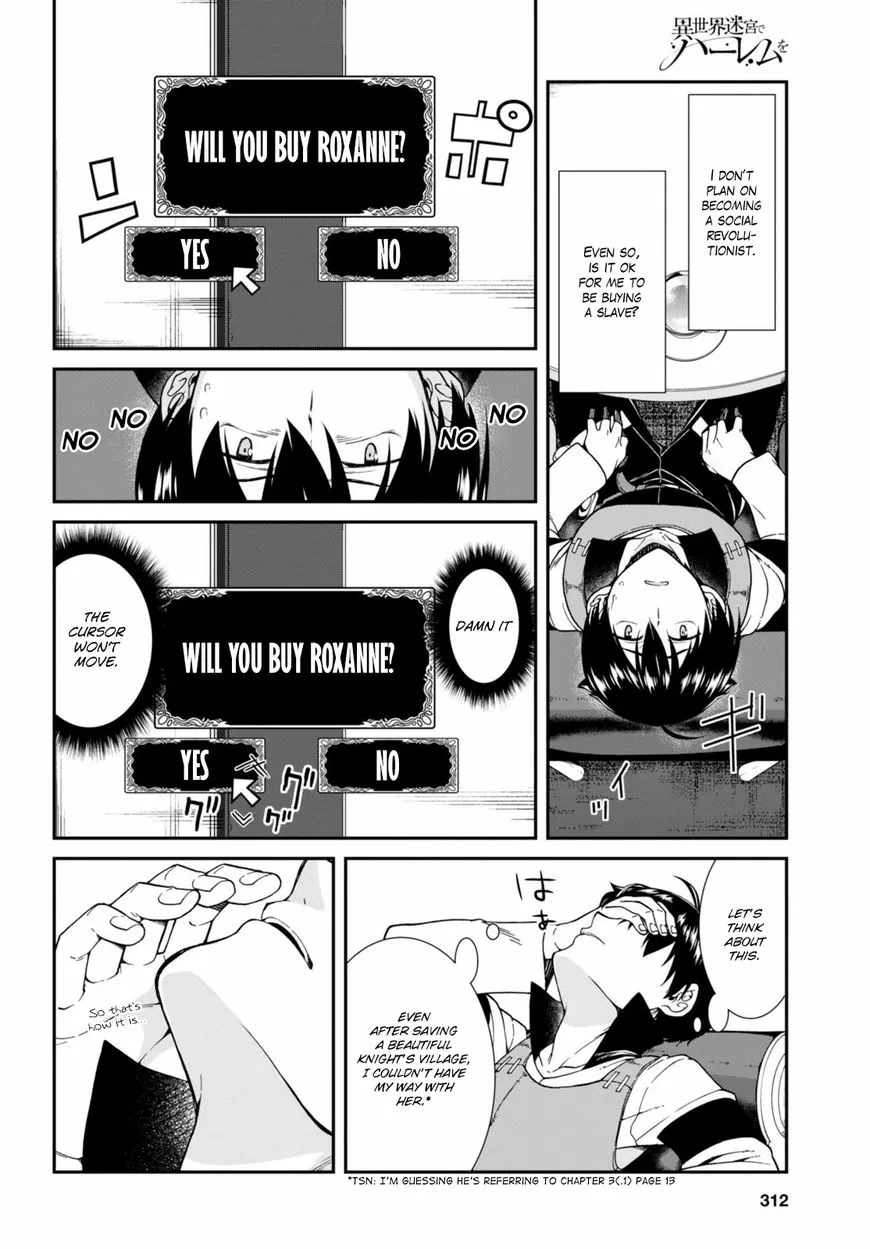 Isekai Meikyuu de Harem wo Chapter 3.2 page 19 - 