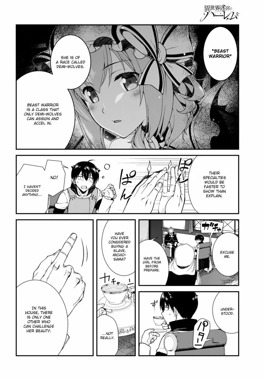 Isekai Meikyuu de Harem wo Chapter 3.2 page 9 - 