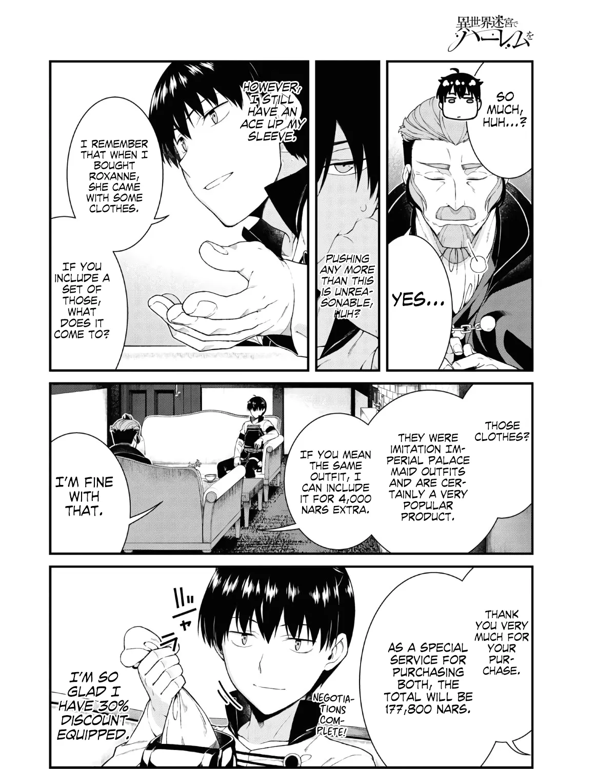 Isekai Meikyuu de Harem wo Chapter 38 page 35 - 
