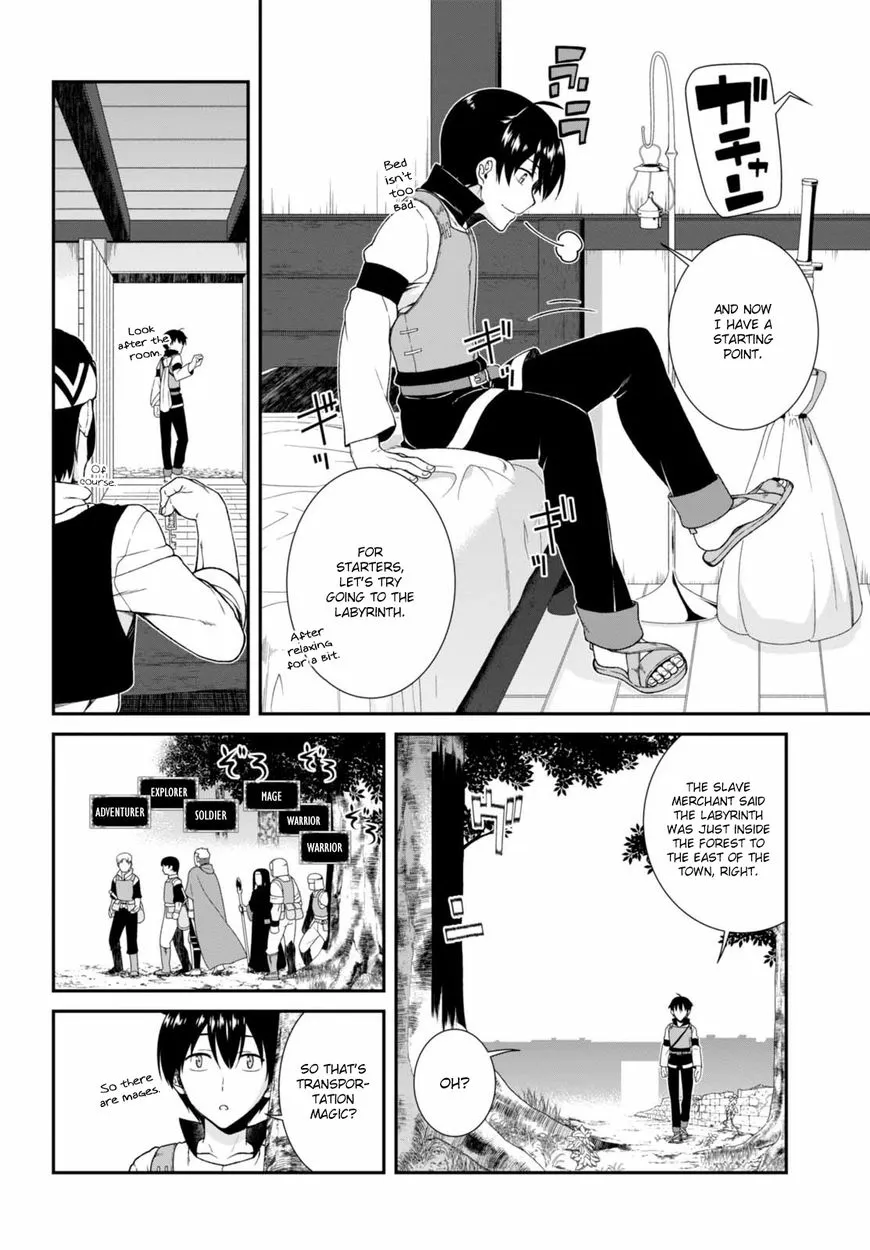Isekai Meikyuu de Harem wo Chapter 4.1 page 3 - 