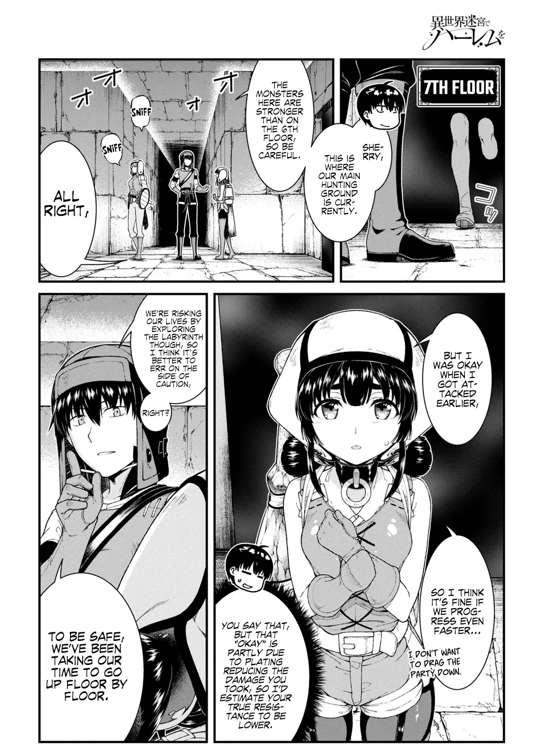 Isekai Meikyuu de Harem wo Chapter 46 page 17 - 