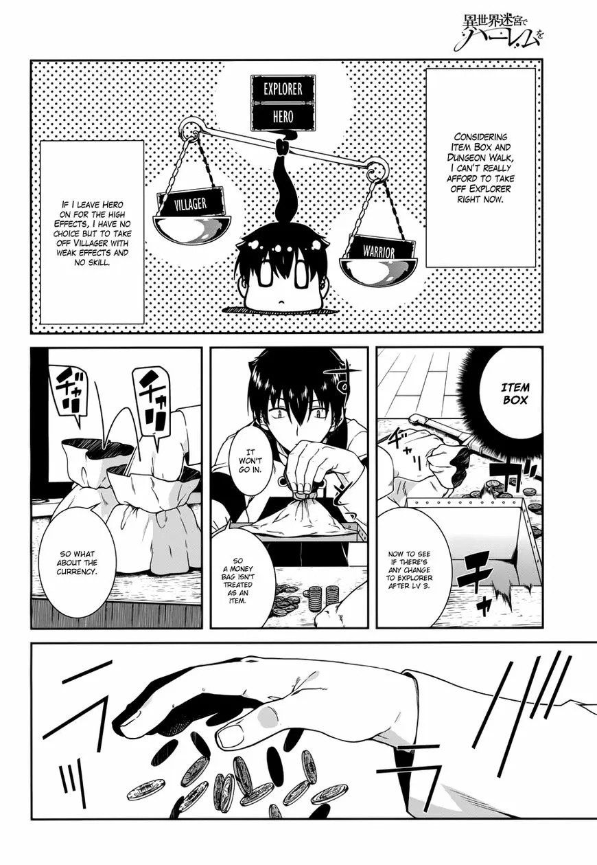 Isekai Meikyuu de Harem wo Chapter 5.1 page 7 - 