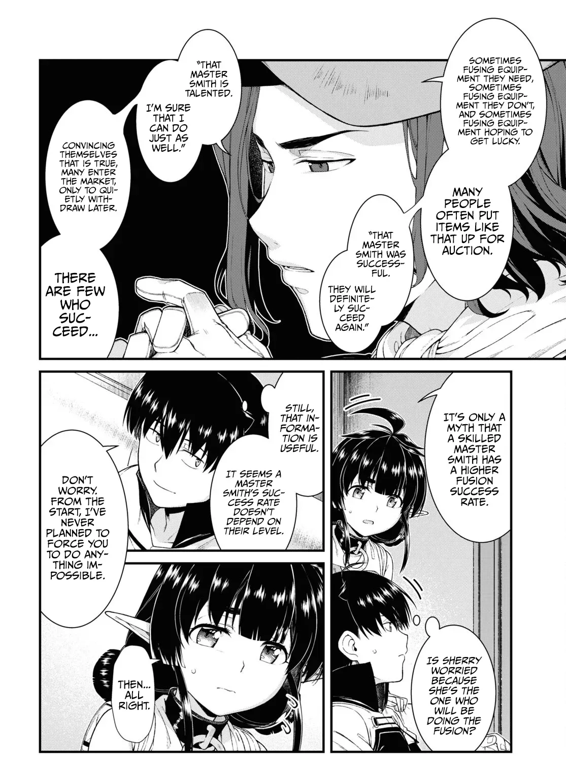 Isekai Meikyuu de Harem wo Chapter 57 page 37 - 