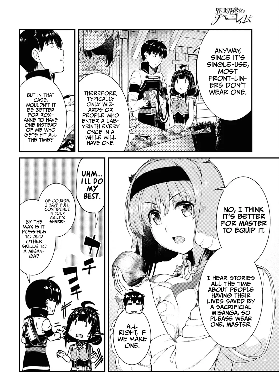 Isekai Meikyuu de Harem wo Chapter 58 page 13 - 