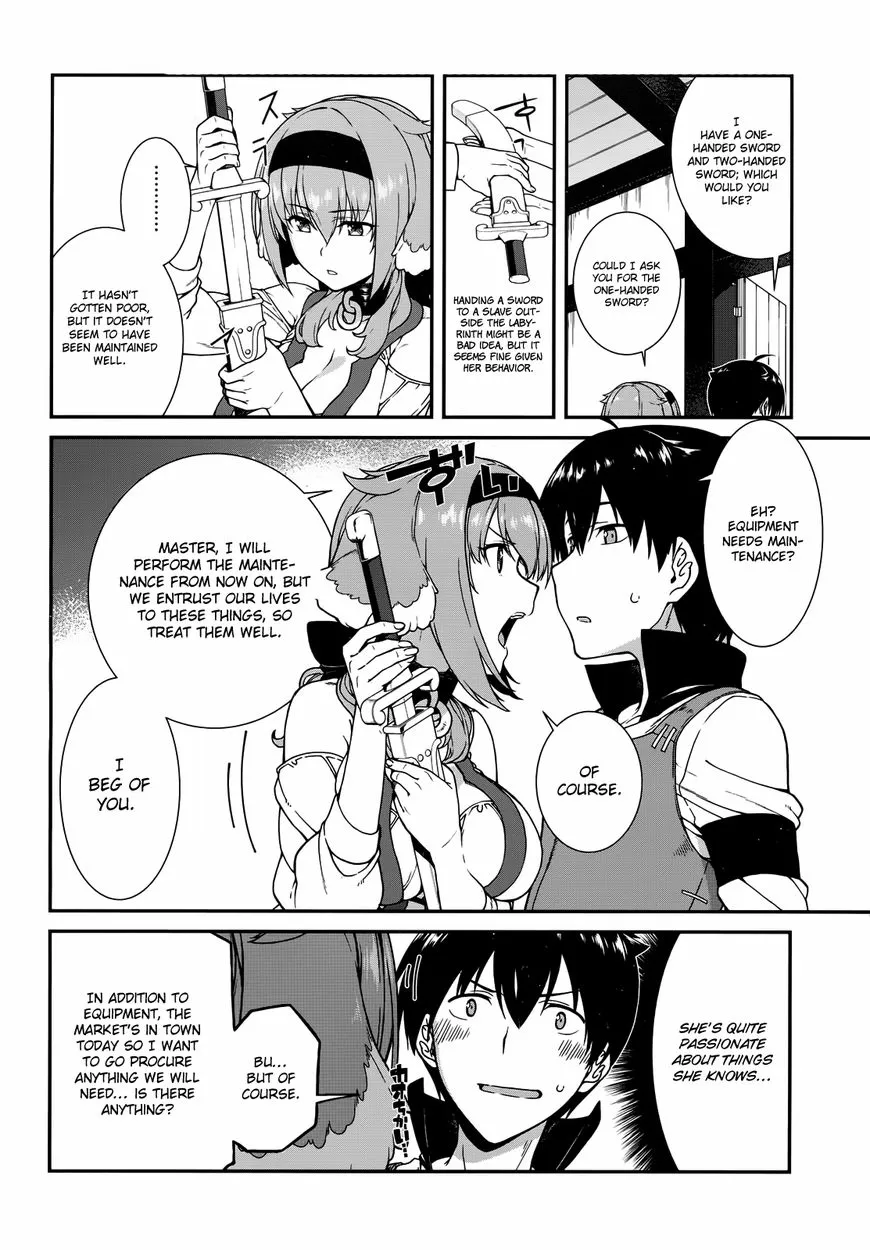 Isekai Meikyuu de Harem wo Chapter 6.1 page 14 - 