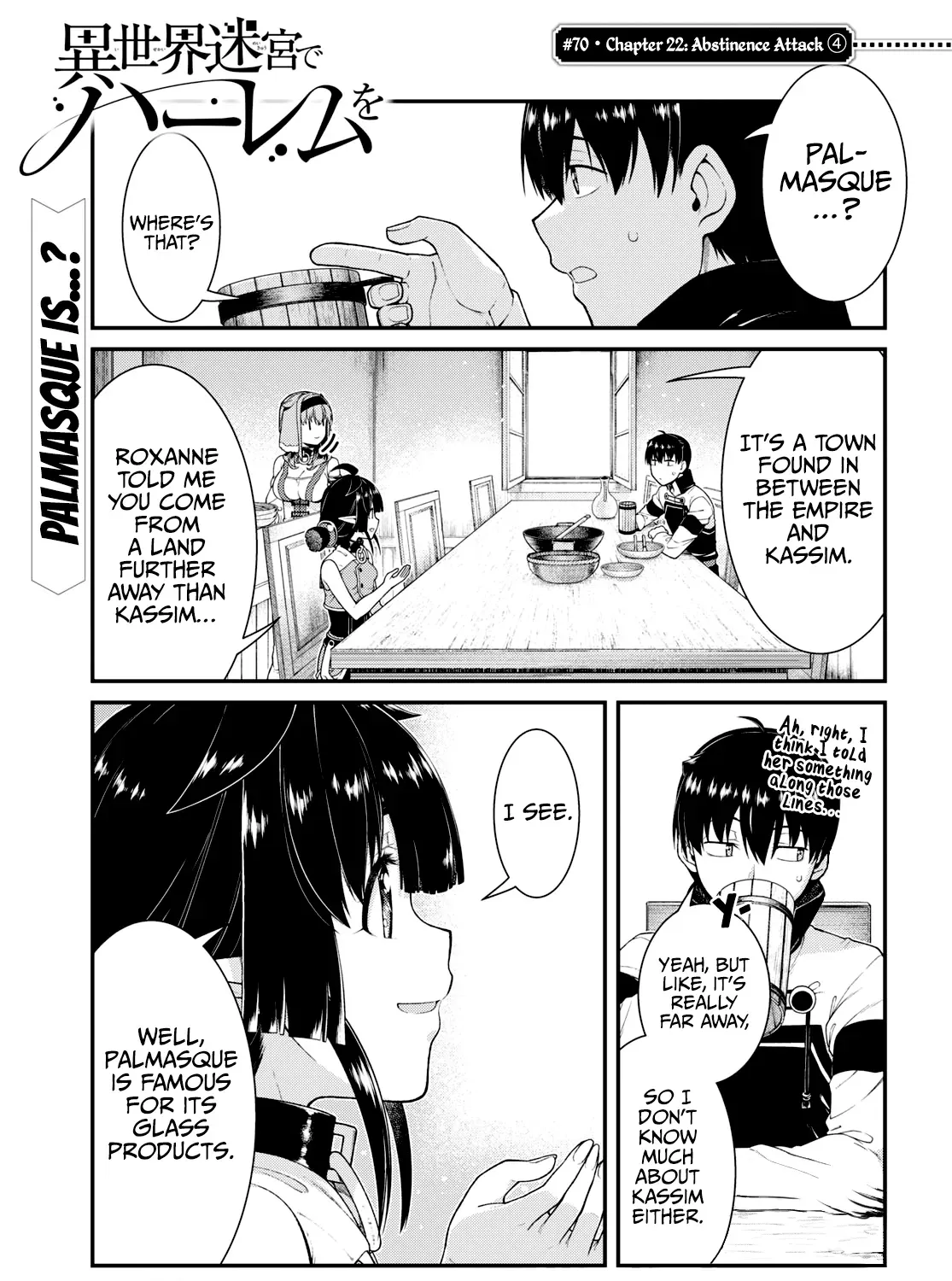 Isekai Meikyuu de Harem wo Chapter 70 page 3 - 