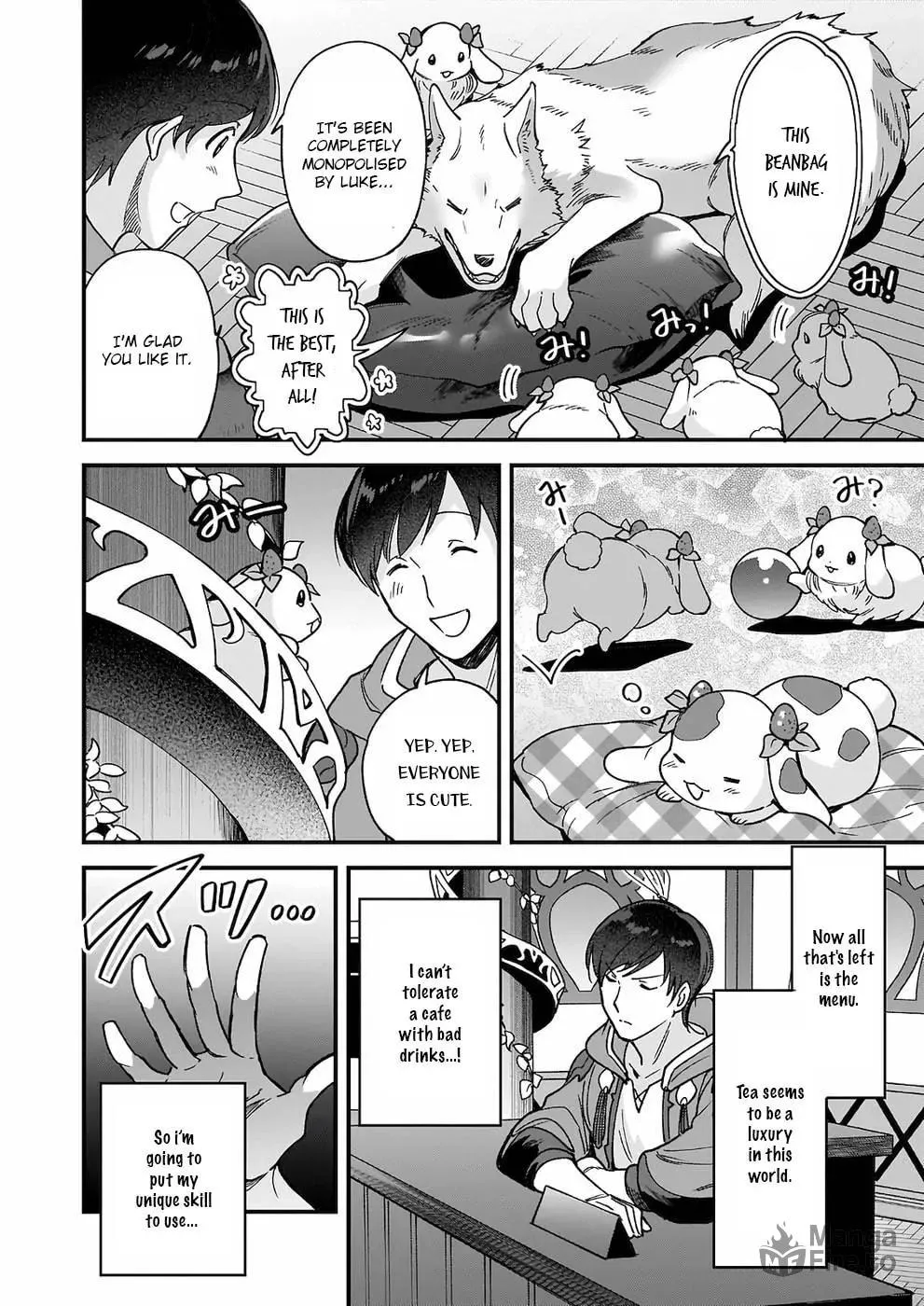 Read Isekai Mofumofu Cafe chapter 4 image 24 on Lezhin