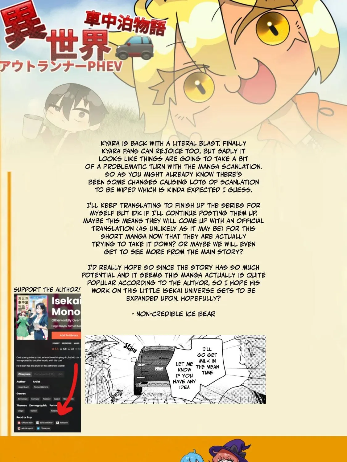 Read Isekai Shachuuhaku Monogatari: Outrunner PHEV chapter 30 image 64 on Lezhin