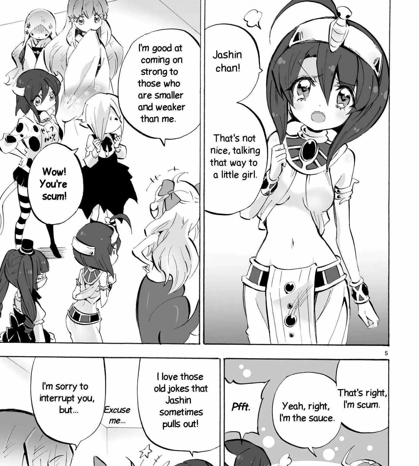 Read Jashin-chan Dropkick chapter 237.1 image 9 on Lezhin