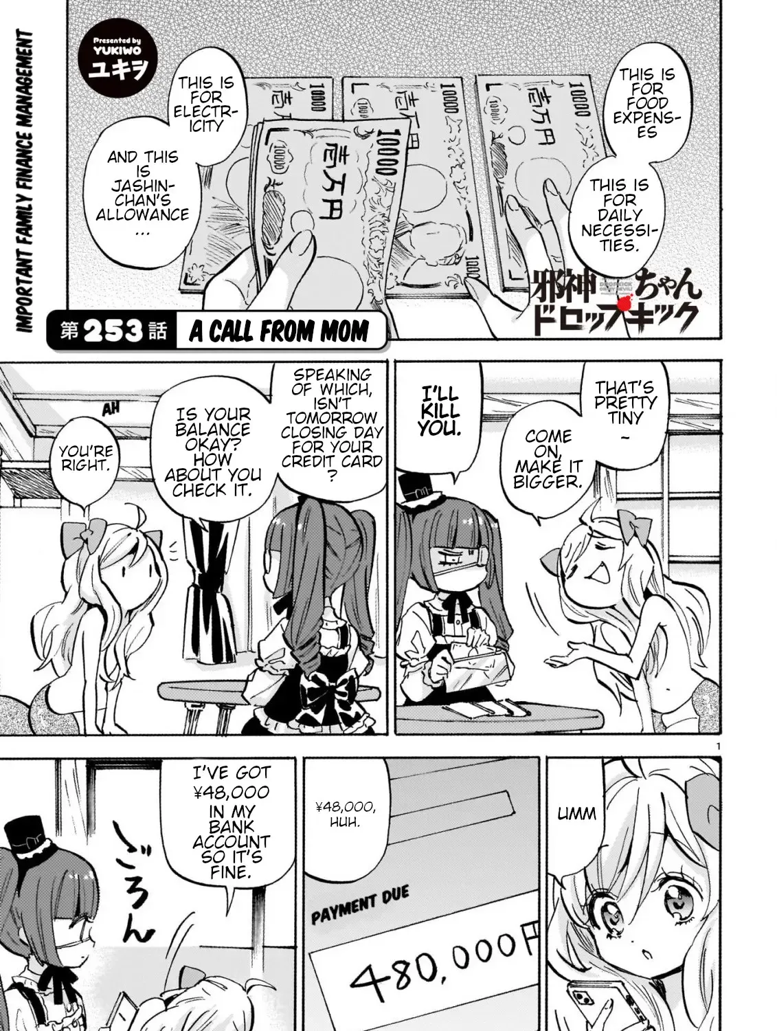 Read Jashin-chan Dropkick chapter 258 image 1 on Lezhin