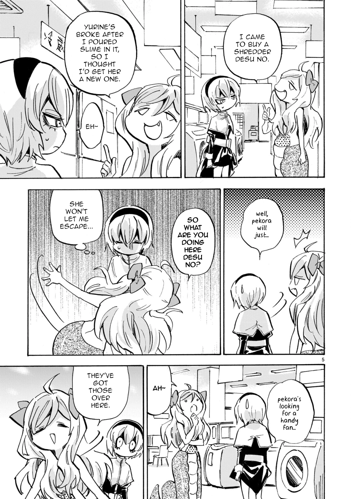 Jashin-chan Dropkick Chapter 303 page 5 - 