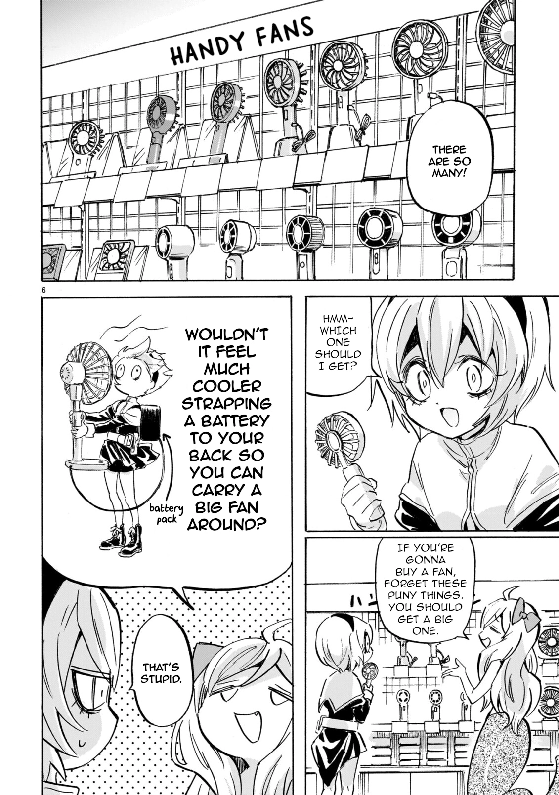 Jashin-chan Dropkick Chapter 303 page 6 - 