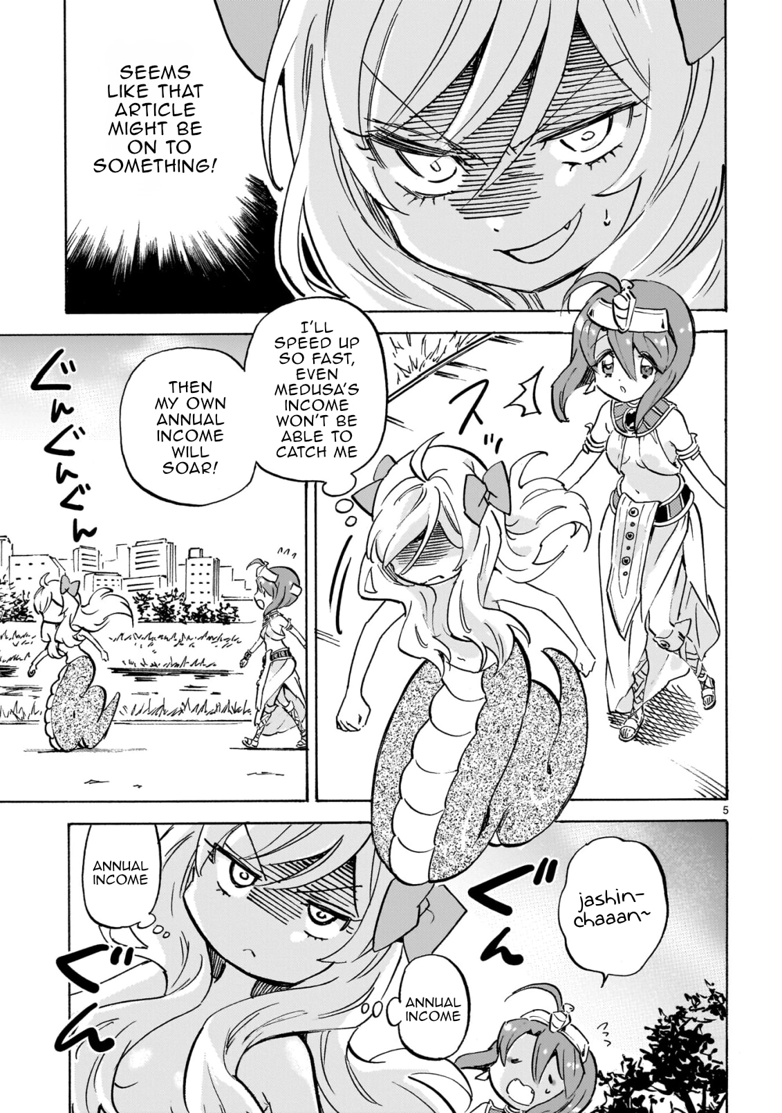 Jashin-chan Dropkick Chapter 304 page 5 - 