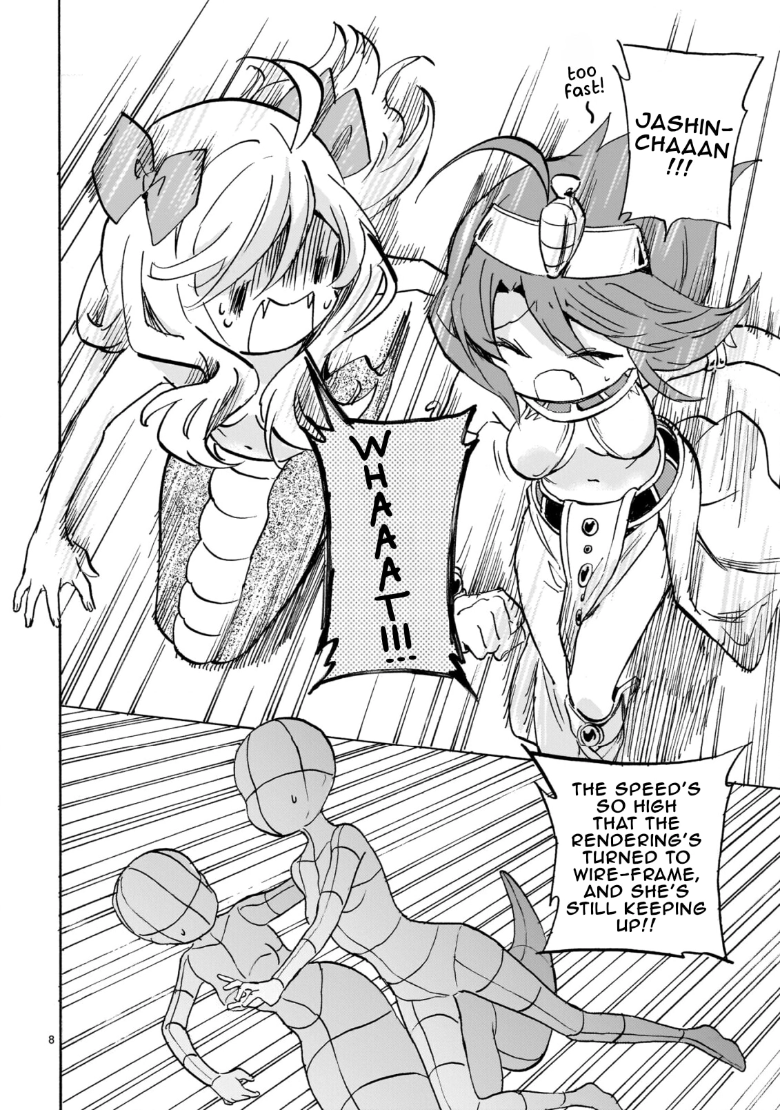 Jashin-chan Dropkick Chapter 304 page 8 - 
